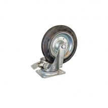 Hochwertige Lenkrolle mit Bremse f&uuml;r Abfallbeh&auml;lter