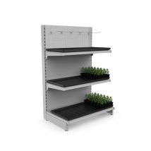 Pflanzenpr&auml;sentation im Ladenregal